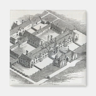 Íman O Workhouse da união a ser erigido em