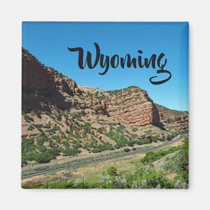 Íman O Wyoming Sagebrush Cliff Traz Foto