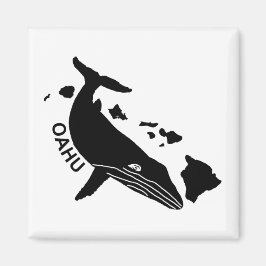 Íman Oahu - Magneta Humpback das Ilhas Hawaii