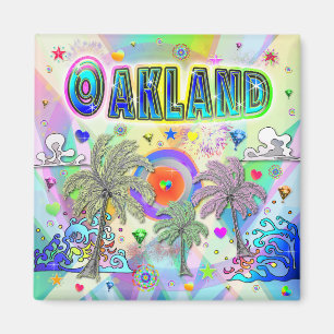 Íman Oakland Deep Dream Magnet