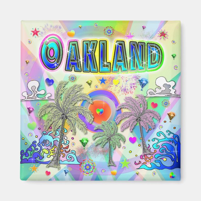 Íman Oakland Deep Dream Magnet (Frente)