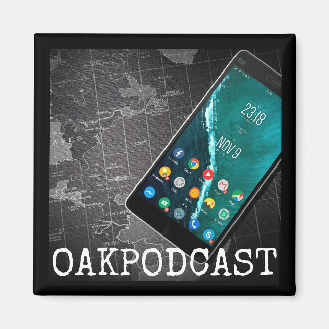 Íman Oakpodcast Magnet (Frente)