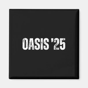 Íman Oásis 25 2025 Férias Califórnia Antigo Vintage Rou