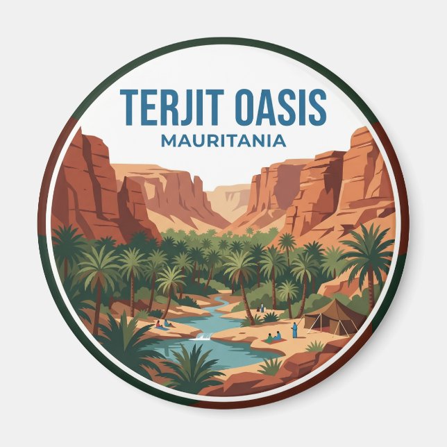 Íman Oásis Terjit Mauritânia (Frente)