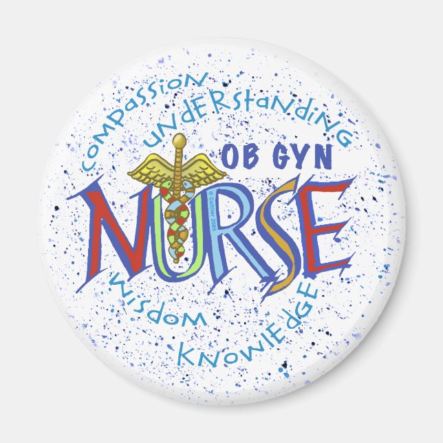 Íman Ob Gyn Nurse Motto (Frente)