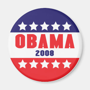 Íman OBAMA 2008 estrelas & bares de ímã 89422