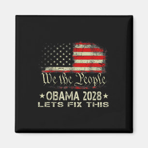 Íman Obama 2028 Vamos Corrigi-Lo Nós, O Pessoas, Vintag