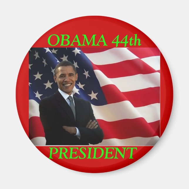 ÍMAN OBAMA 44 PRESIDENTE MAGNET (Frente)