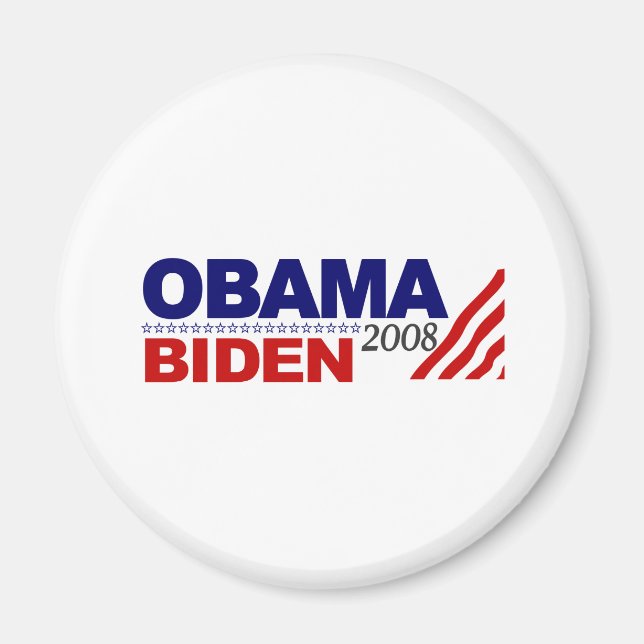 Íman Obama Biden 2008 (Frente)