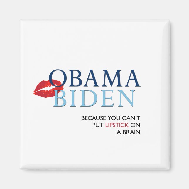 Íman Obama Biden Magnet - anti Palin/McCain (Frente)