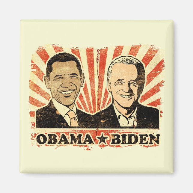 Íman Obama Biden Retraits Magnet (Frente)