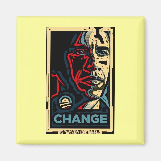 Íman Obama Change (Frente)