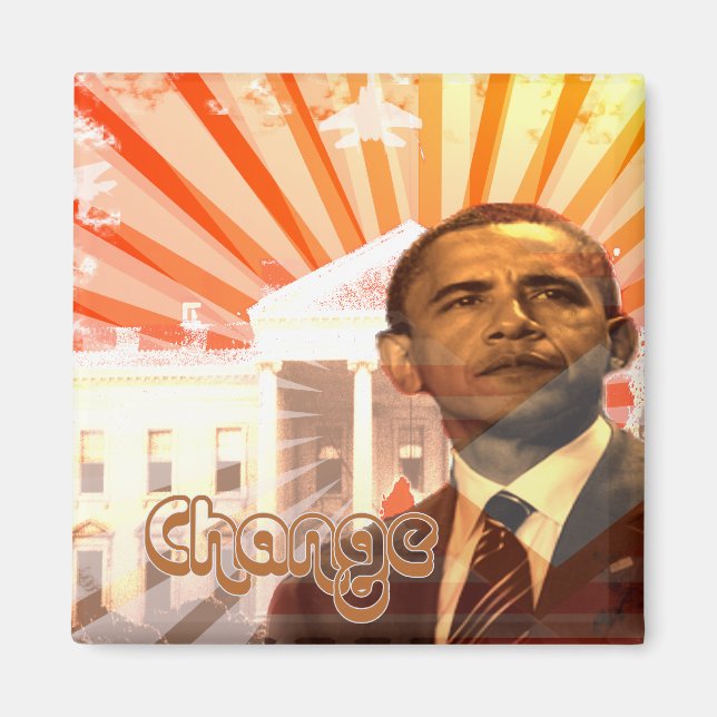 Íman Obama Change (Frente)