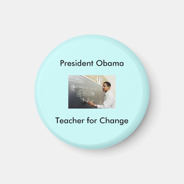 Íman Obama ensinando, Presidente Obama, Professor para  (Frente)