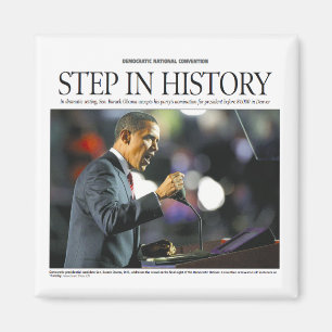 Íman Obama: Etapa no ímã da história