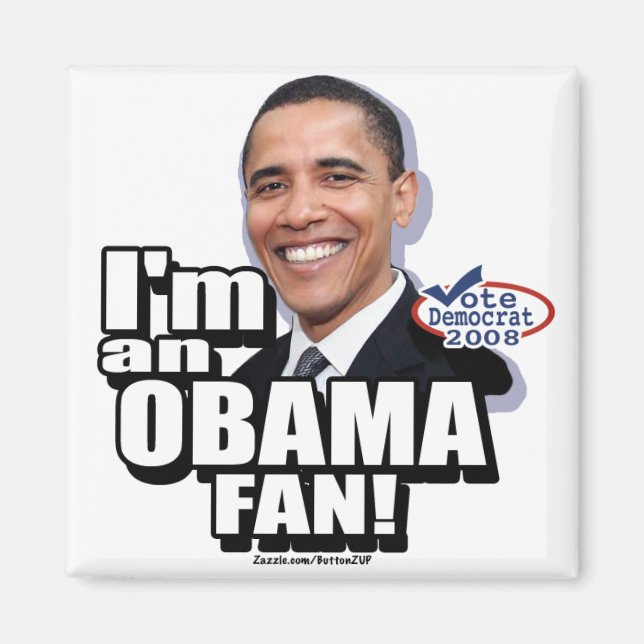 Íman Obama Fan Magnet (Frente)