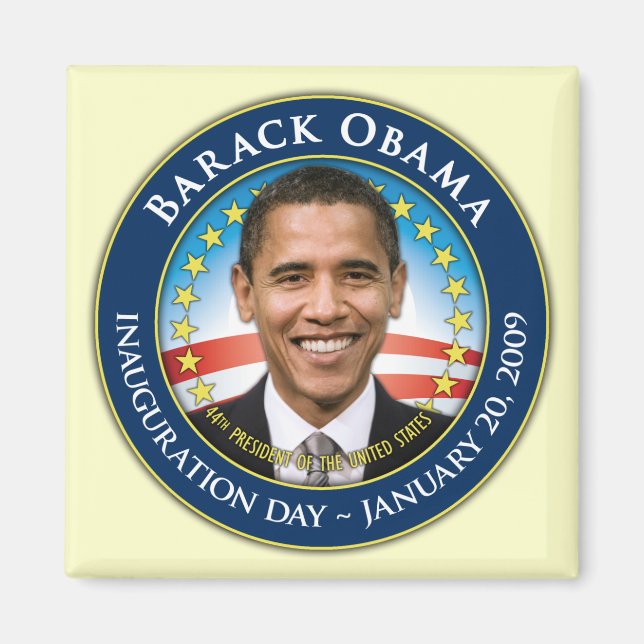 Íman Obama Inaugural Magnet (Frente)