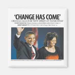 Íman Obama: Mude tem o ímã vindo