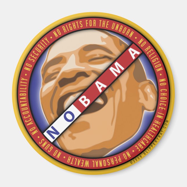 Íman Obama "Nobama" Magnet (Frente)
