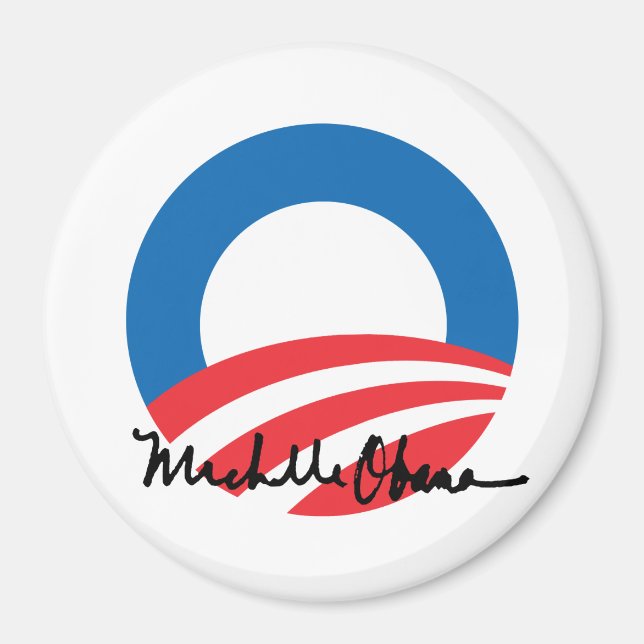 Íman OBAMA O COM MICHELLE OBAMA AUTOGRAPH -.png (Frente)