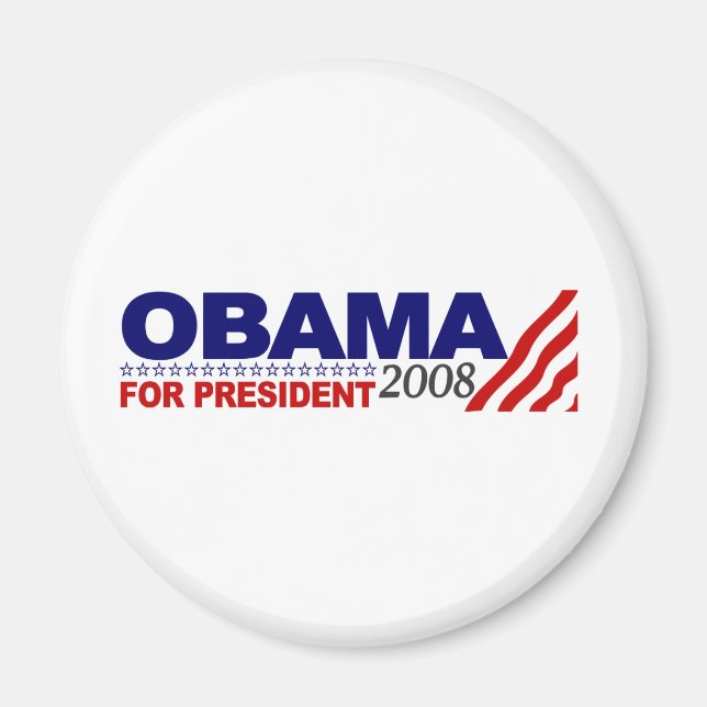 Íman Obama Para Presidente 2008 (Frente)