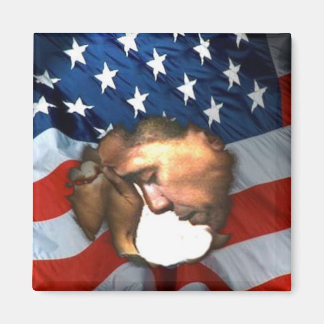 Íman Obama Patriot Magnet (Frente)