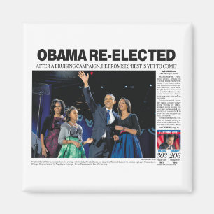 Íman Obama Re-Elegeu o ímã