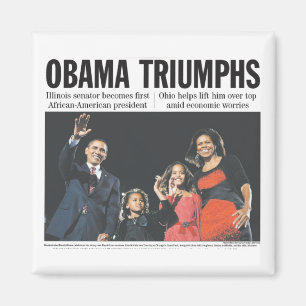 Íman Obama triunfa ímã