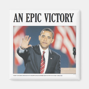 Íman Obama: Um ímã épico da vitória