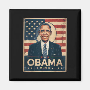 Íman Obama Vintage Presidente 2028 Obama _