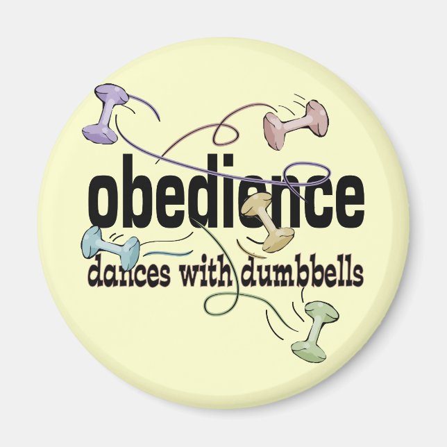 Íman Obediência: Dança com Dumbbeldes (Frente)