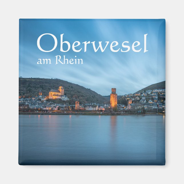 Íman Oberwesel Alemanha Souvenir (Frente)