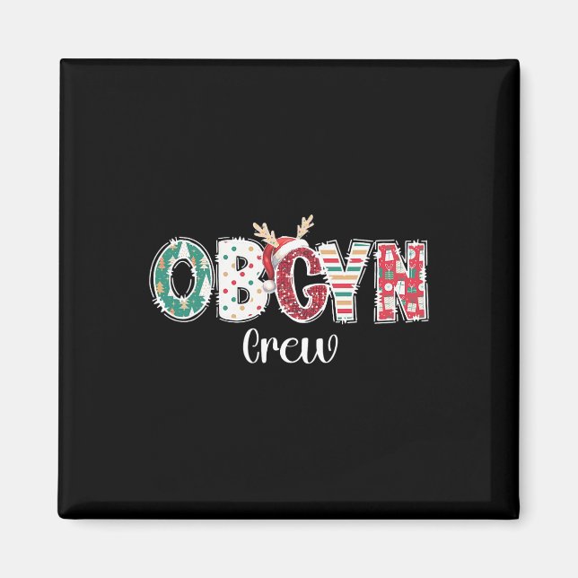 Íman Obgyn Crew Obstetrícia Ob Gyn Group Team (Frente)