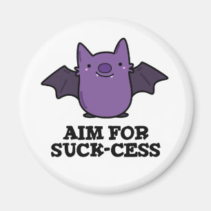 Íman Objetivo Para O Bat Pun Positivo Engraçado De Suck