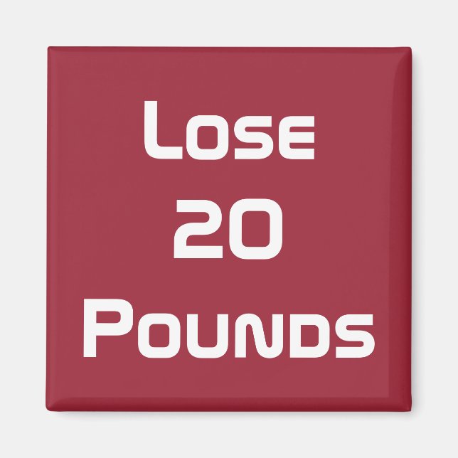 Íman Objetivos De Saúde E Malhação Da Dieta (Frente)