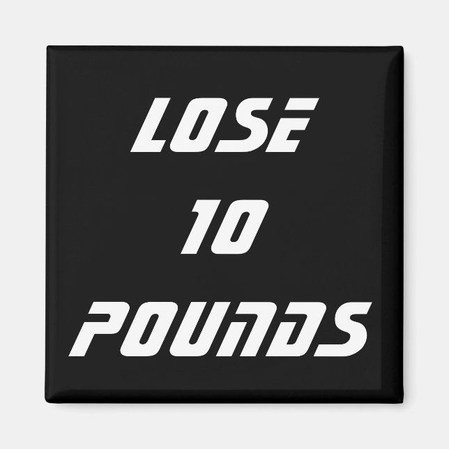 Íman Objetivos De Saúde E Malhação Da Dieta (Frente)