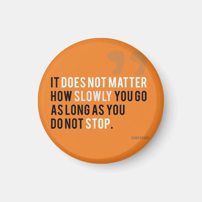 Íman objetivos de sonhos motivacionais confusos (Frente)