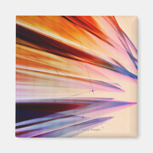 Íman Objetos abstratos coloridos contra o branco