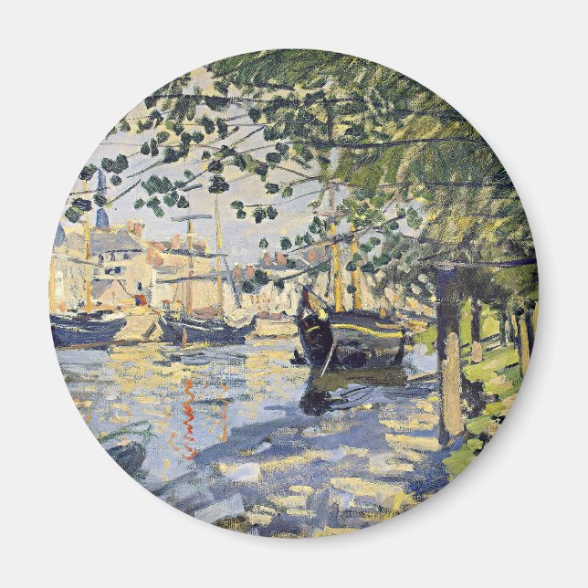 Íman Obra de Monet, Seine em Rouen, (Frente)