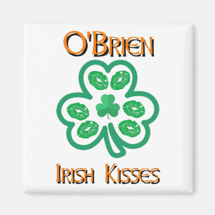 Íman O'Brien Irish Kisses Clover Shamrocks Lábios