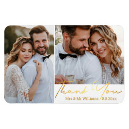 Íman obrigado, colagem de fotos de casamento com escrit