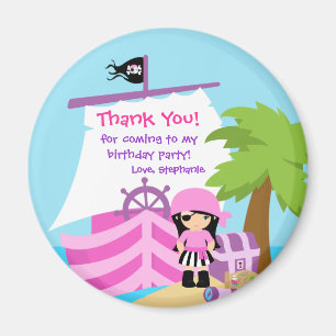 Íman Obrigado da festa de aniversário da menina do