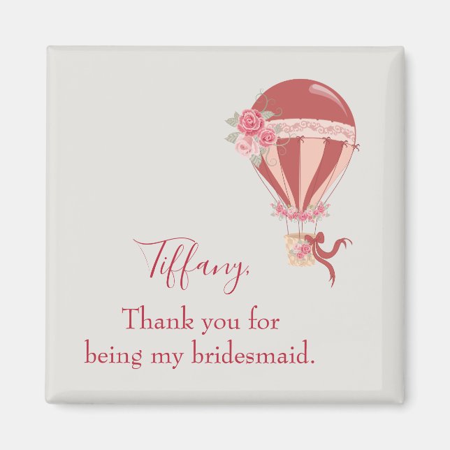 Íman Obrigado de balão de ar quente (Frente)