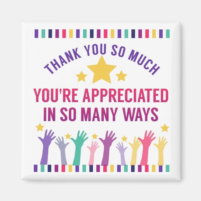 Íman obrigado DE VOCÊS TRABALHADORES CHAVE (Frente)