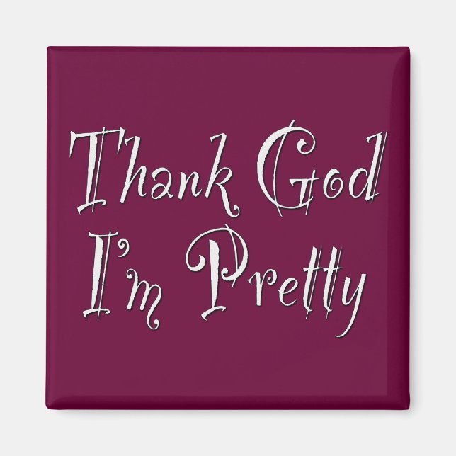 Íman Obrigado Deus, estou Bonito (Frente)