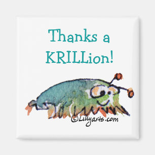 Íman Obrigado do Krill dos desenhos animados você ím