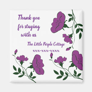 Íman Obrigado Férias Aluguer Guest Purple Floral