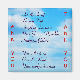 Íman Obrigado Imã de geladeira