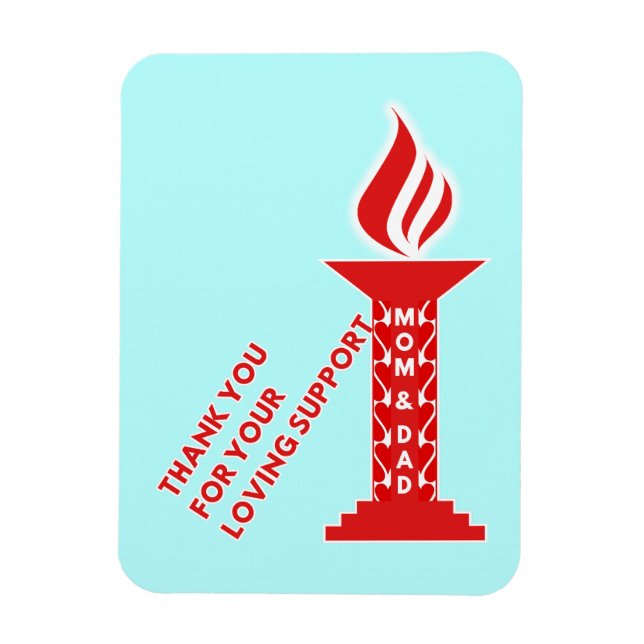 Íman Obrigado, mãe e Pai, pelo seu amável apoio (Vertical)