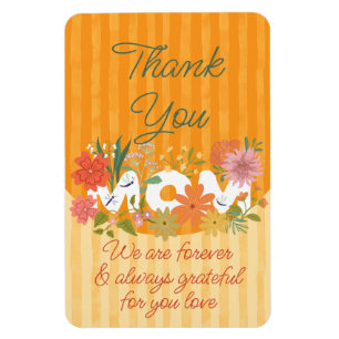 Íman Obrigado MÃE gratidão sunny floral